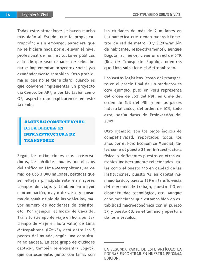 Construyendo Obras & Vías 16