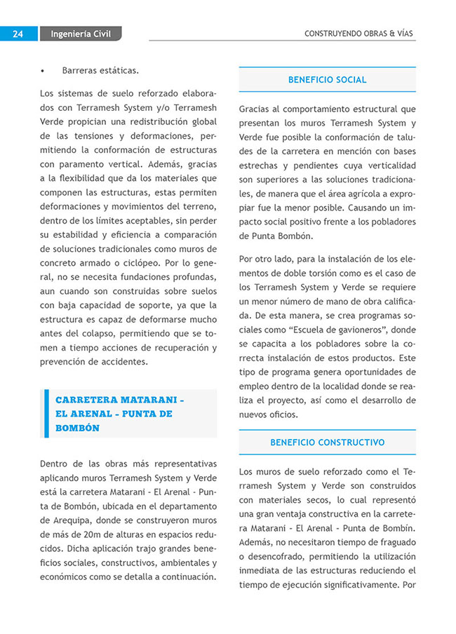 Construyendo Obras & Vías 24