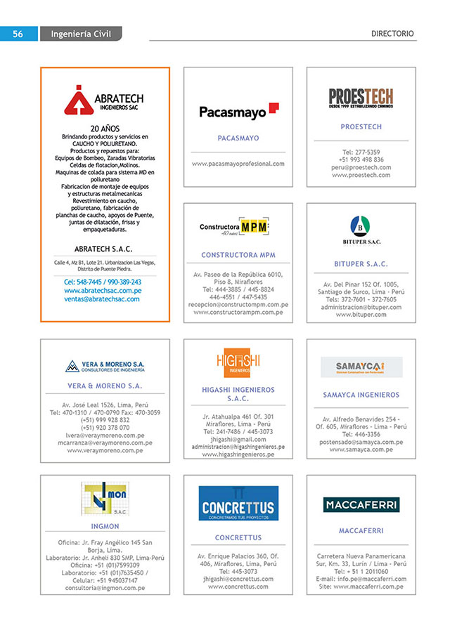 Construyendo Obras & Vías 56