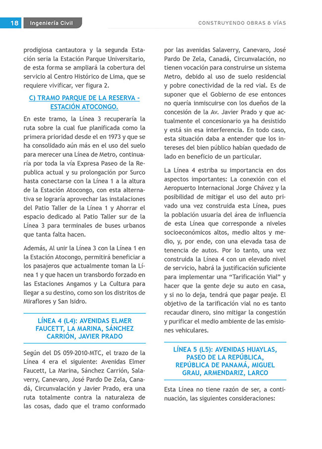 Construyendo Obras & Vías 18