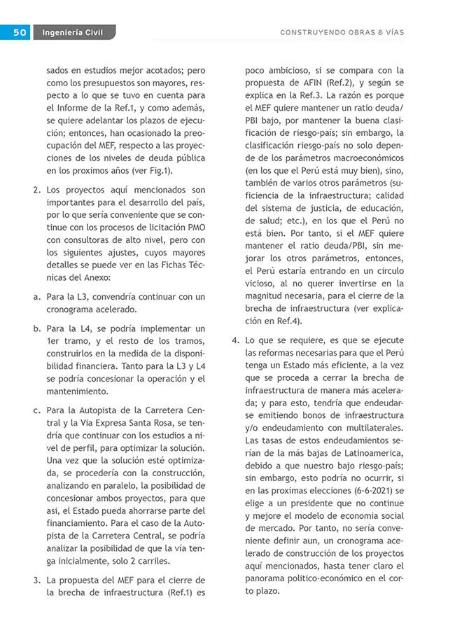 Construyendo Obras & Vías 50