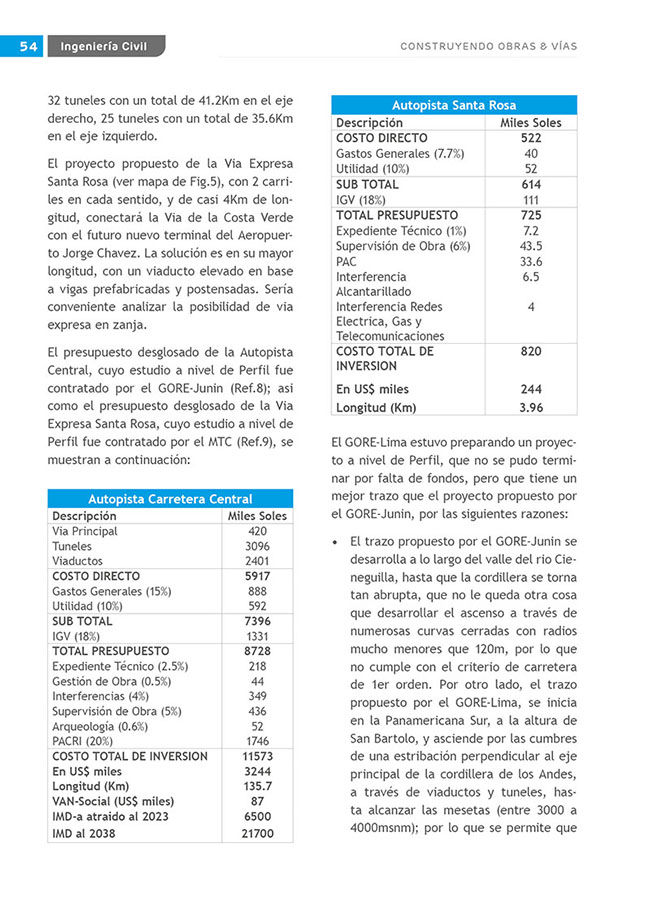 Construyendo Obras & Vías 54