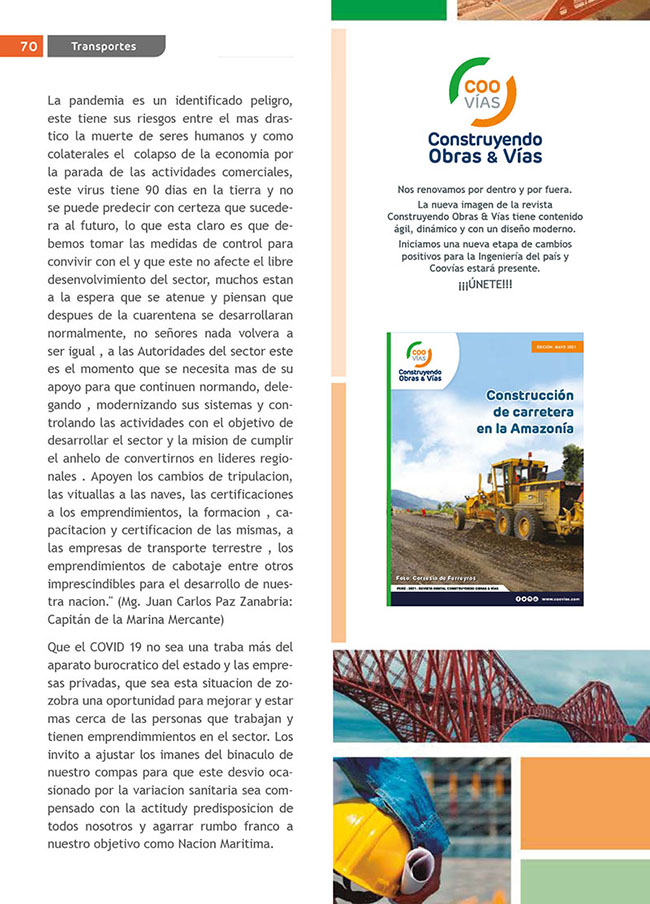 Construyendo Obras & Vías 70