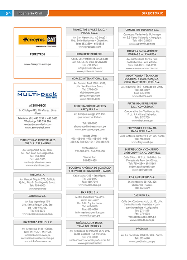 Construyendo Obras & Vías P64