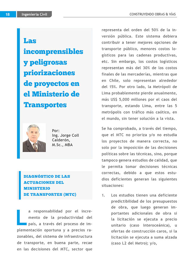 Construyendo Obras & Vías 18