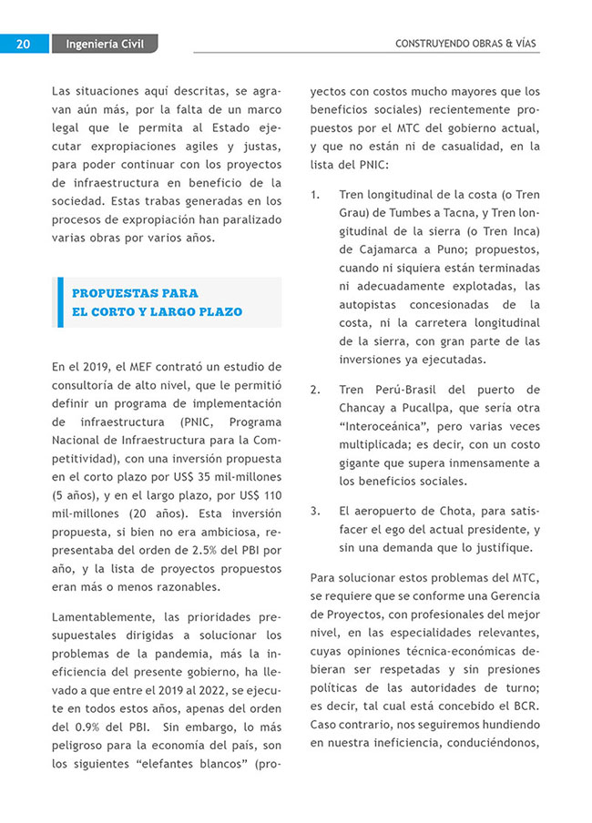 Construyendo Obras & Vías 20