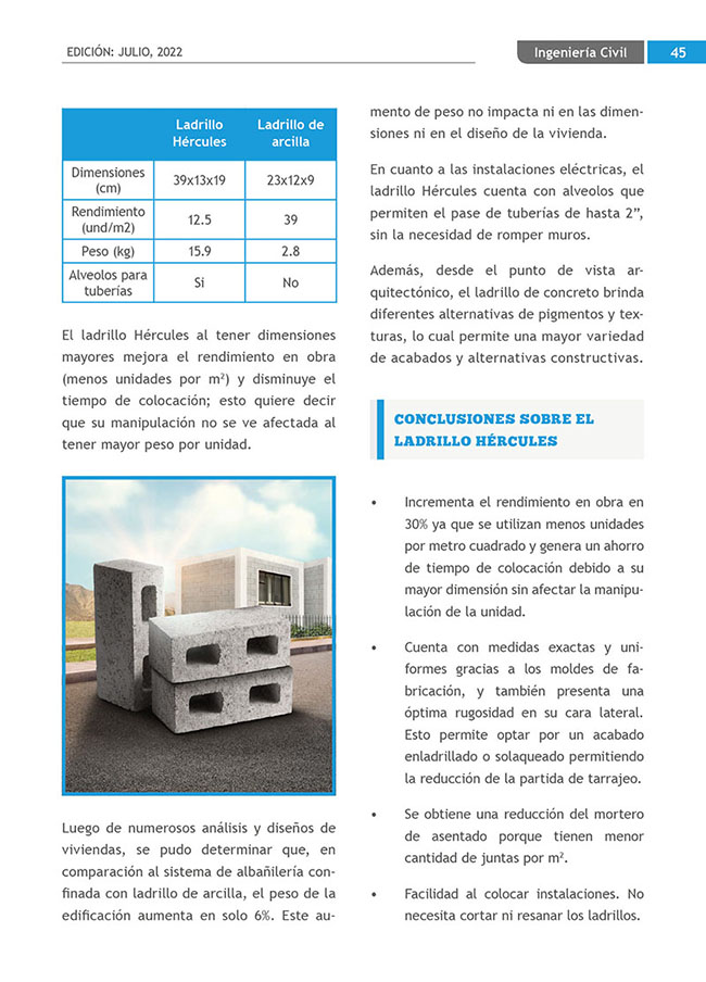 Construyendo Obras & Vías 45