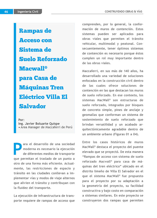 Construyendo Obras & Vías 46