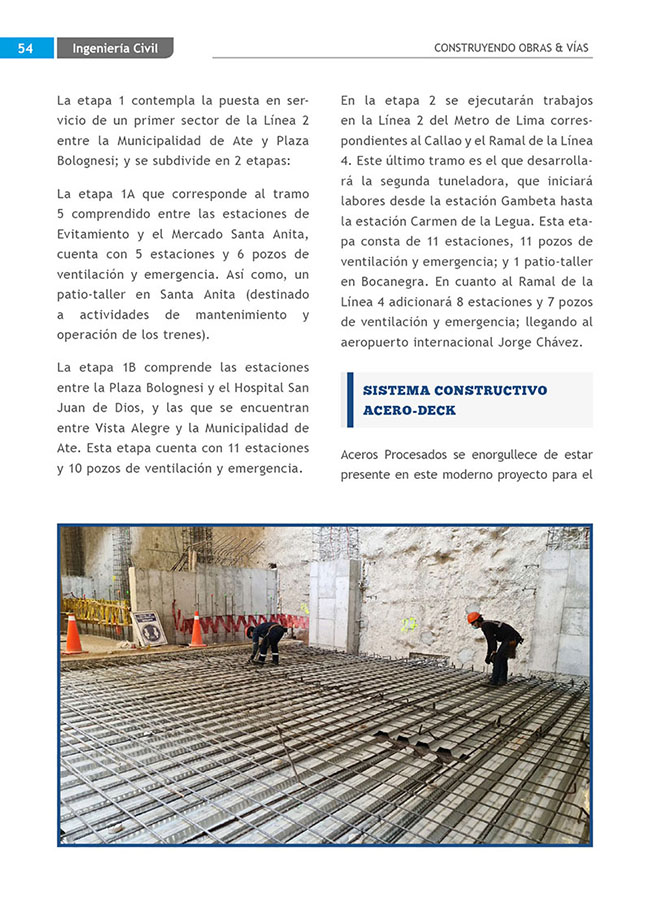 Construyendo Obras & Vías 54