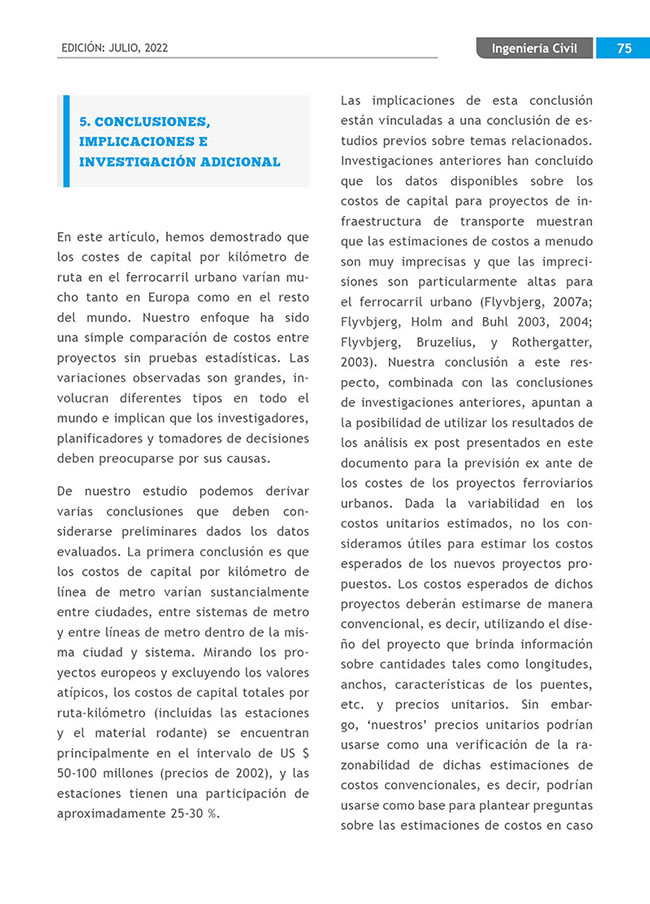 Construyendo Obras & Vías 75