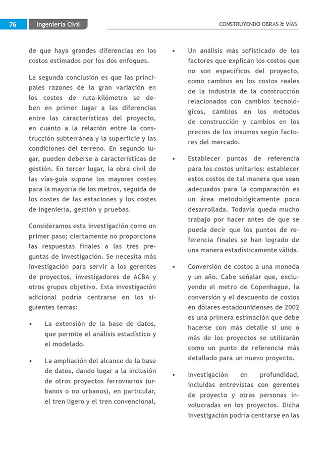 Construyendo Obras & Vías 76