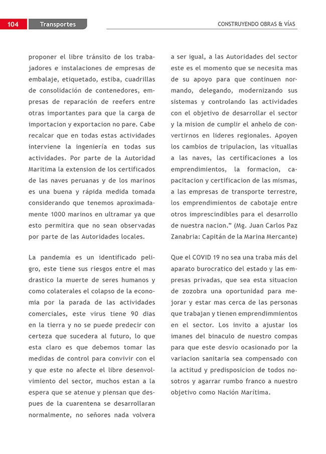 Construyendo Obras & Vías 104