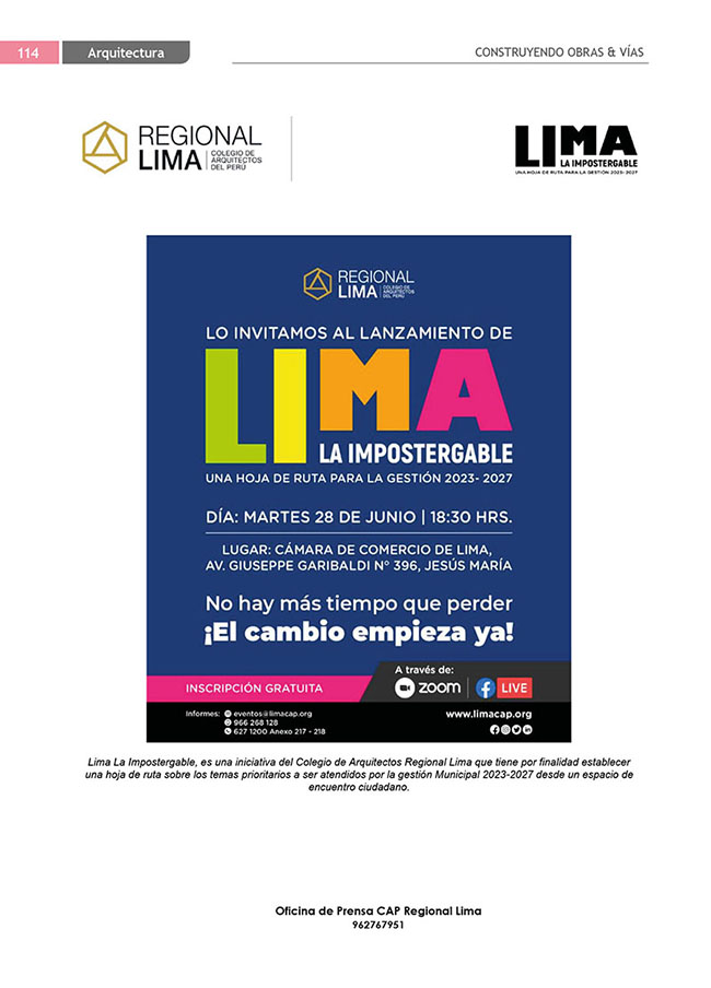 Construyendo Obras & Vías 114