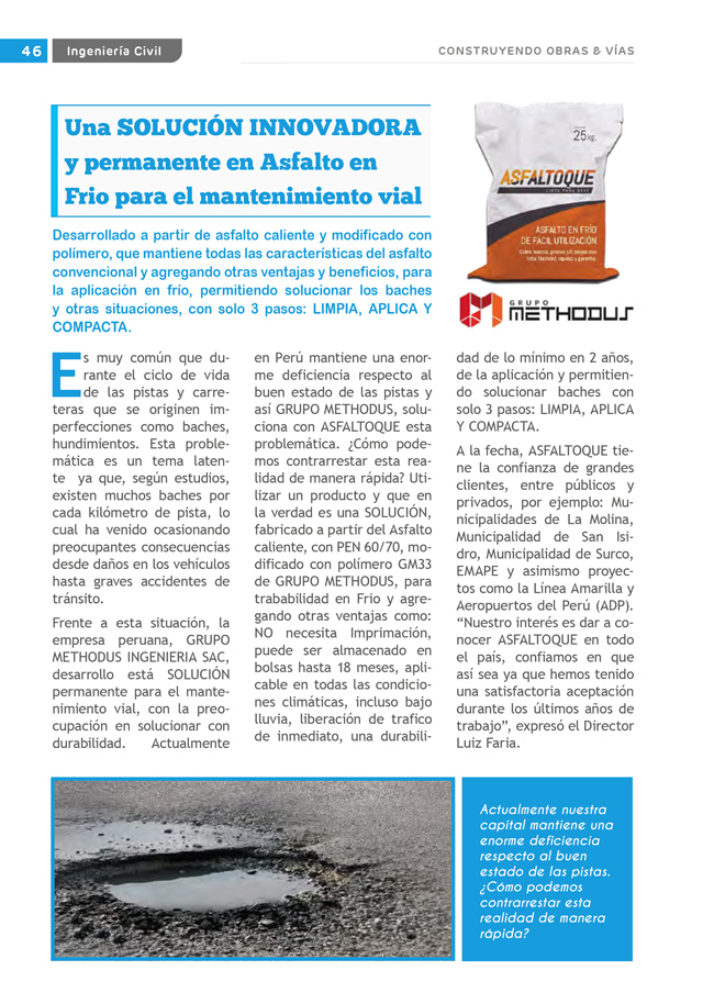 Construyendo Obras & Vías 46