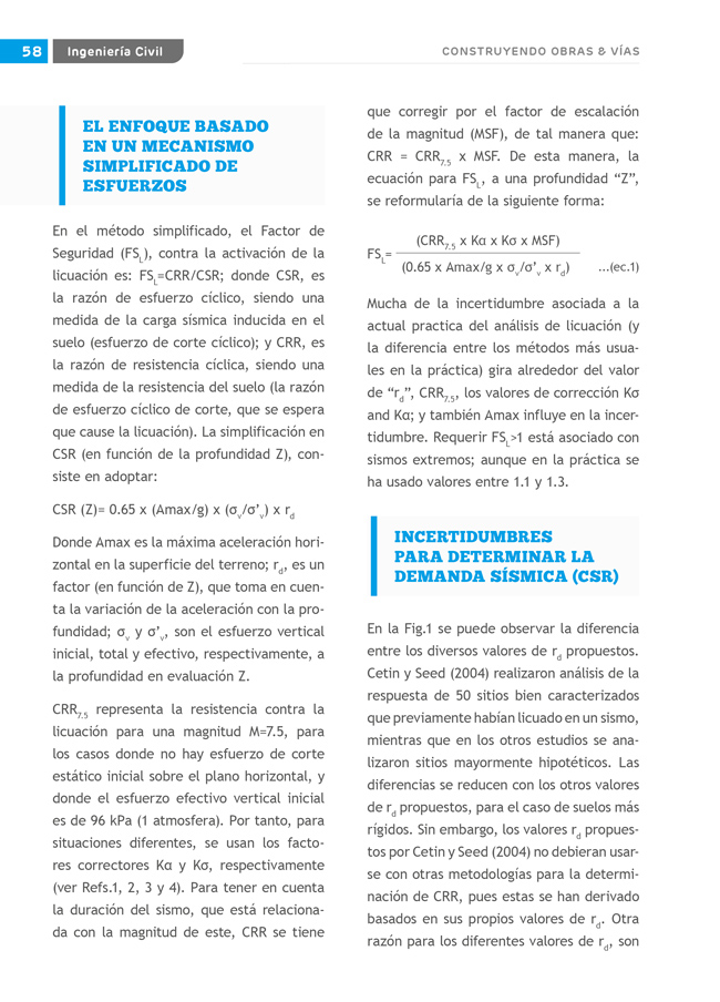 Construyendo Obras & Vías 58