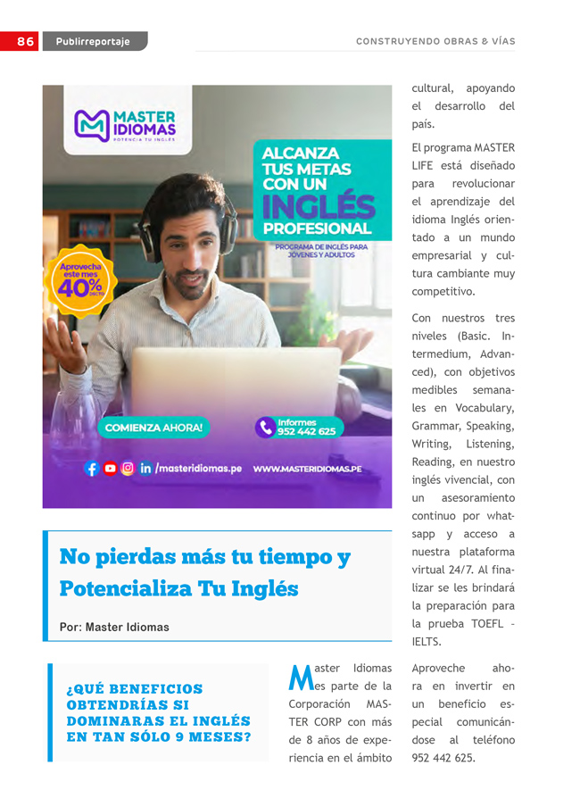 Construyendo Obras & Vías 86