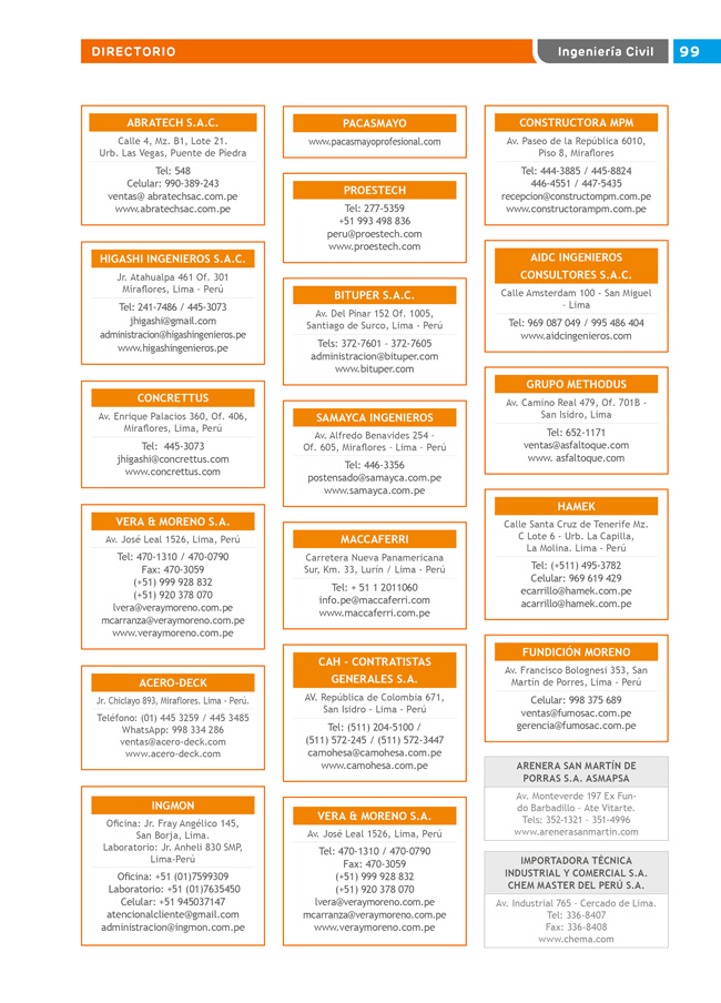 Construyendo Obras & Vías 99