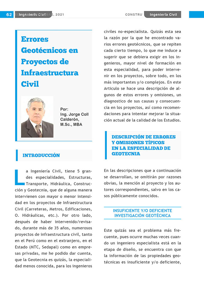 Construyendo Obras & Vías 62