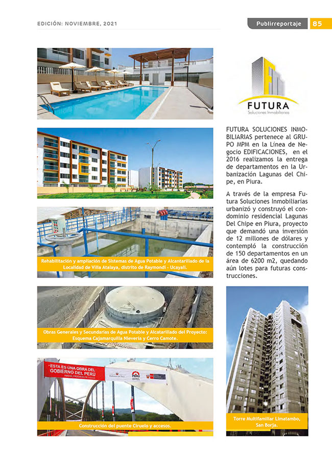 Construyendo Obras & Vías 85