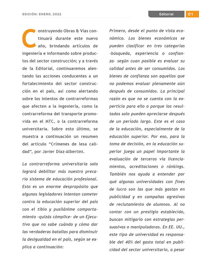 Construyendo Obras & Vías 1