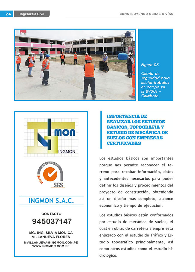 Construyendo Obras & Vías 24