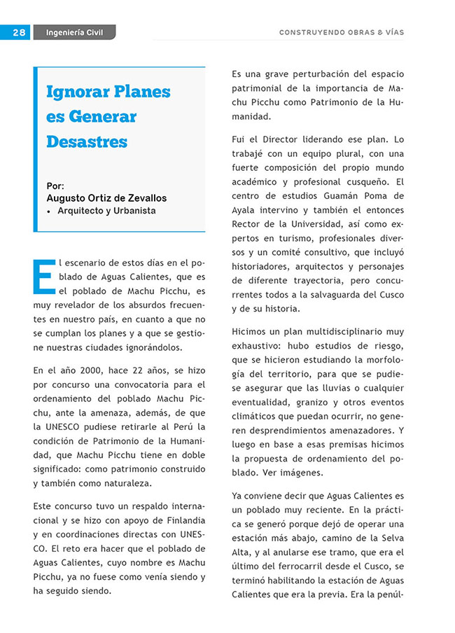 Construyendo Obras & Vías 28