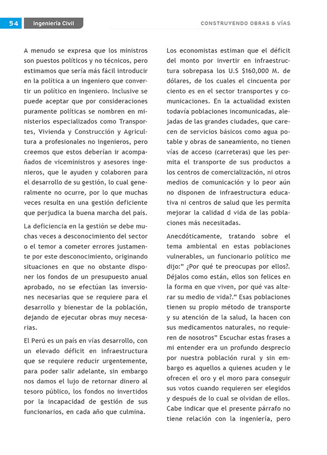 Construyendo Obras & Vías 54