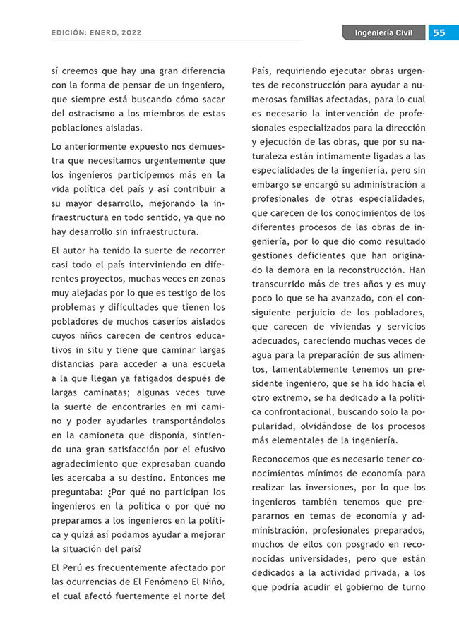 Construyendo Obras & Vías 55