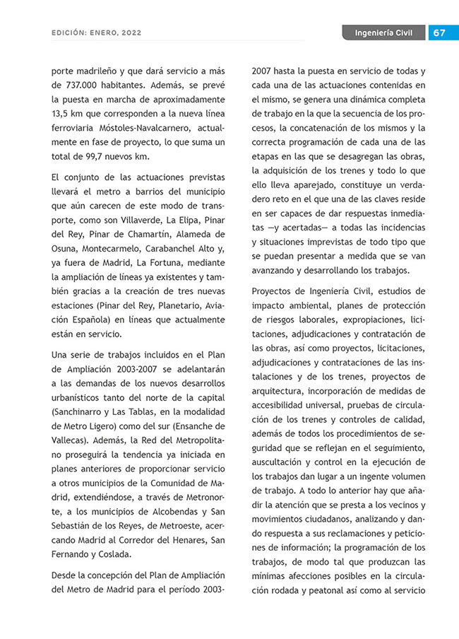 Construyendo Obras & Vías 67