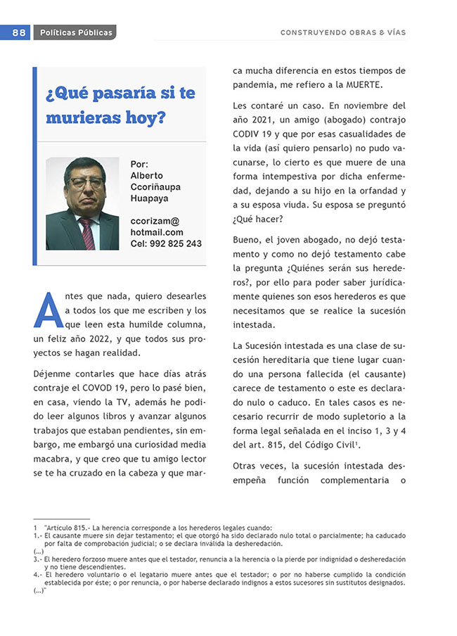 Construyendo Obras & Vías 88