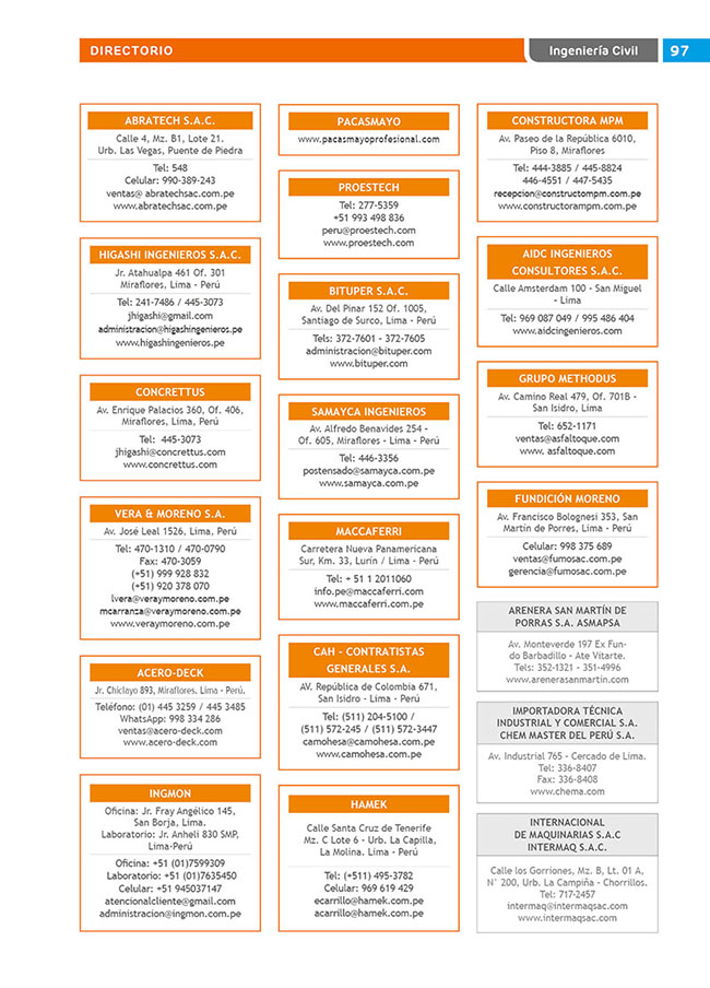 Construyendo Obras & Vías 97