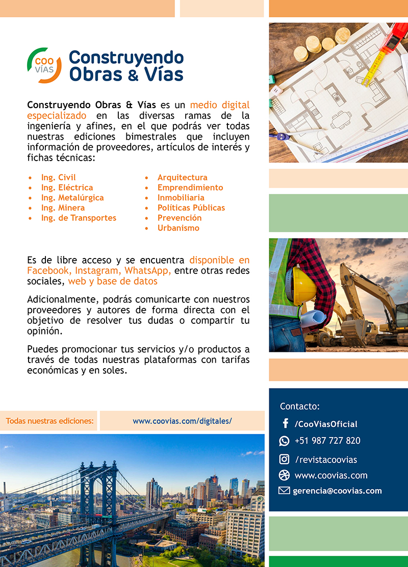 Construyendo Obras & Vías retira portada