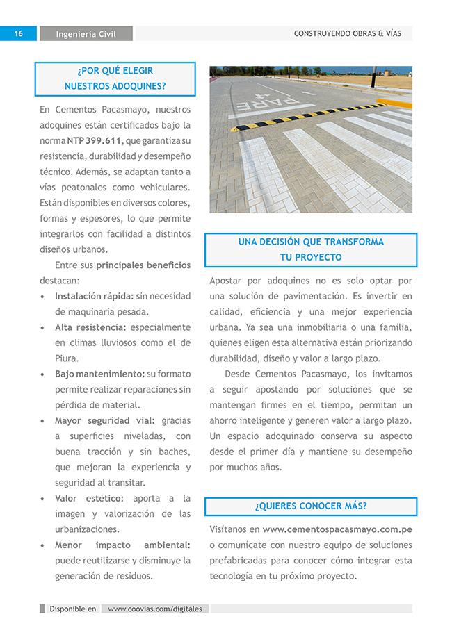Construyendo Obras & Vías página 17