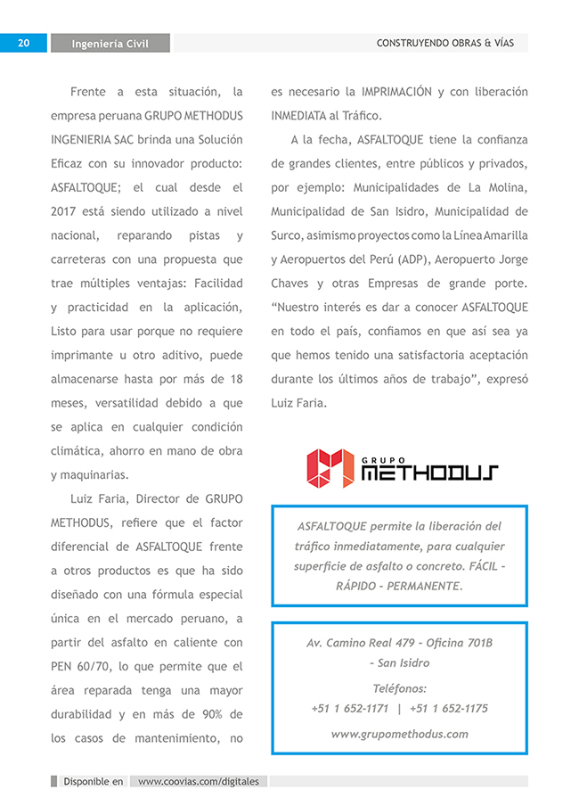 Construyendo Obras & Vías página 21