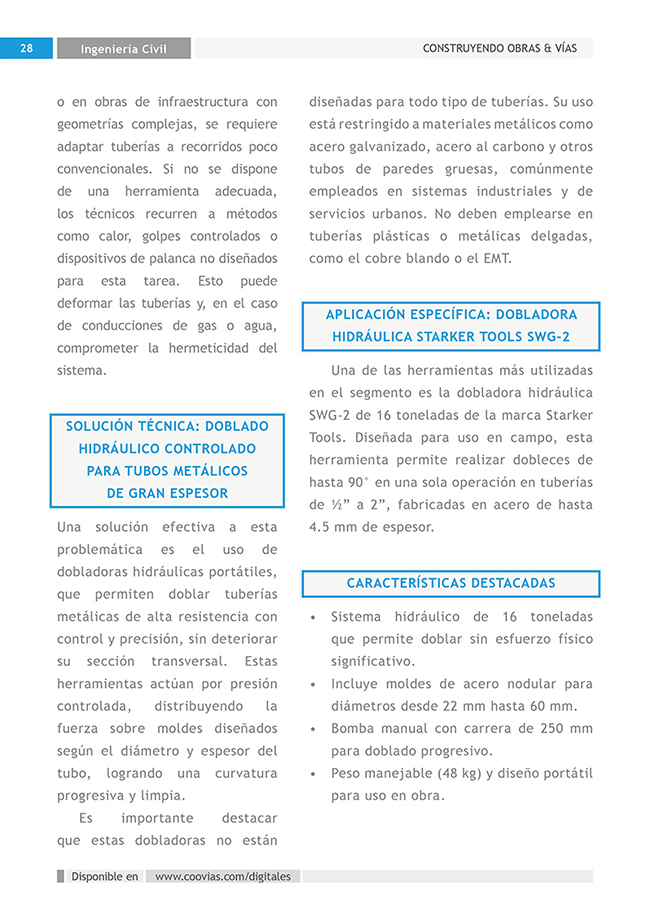Construyendo Obras & Vías página 29