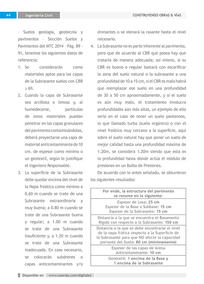 Construyendo Obras & Vías página 45