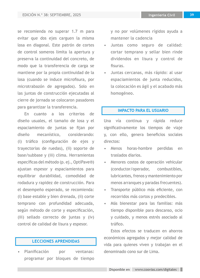 Construyendo Obras & Vías 39