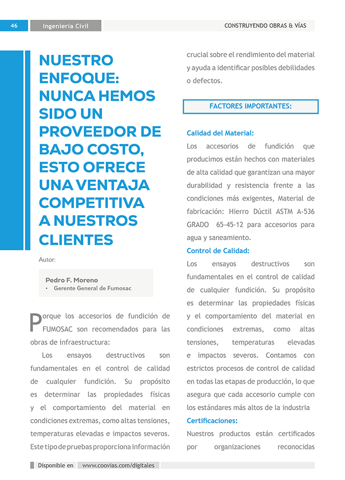 Construyendo Obras & Vías 46