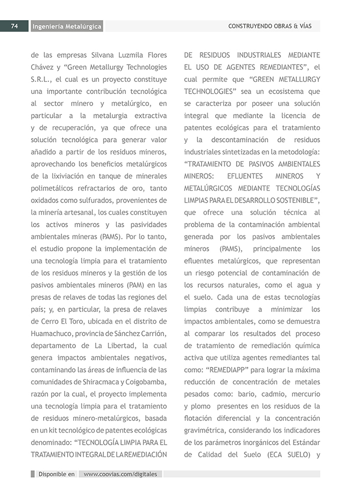 Construyendo Obras & Vías 74
