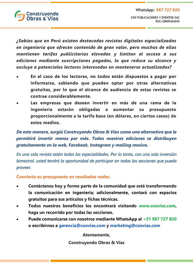 Construyendo Obras & Vías 100