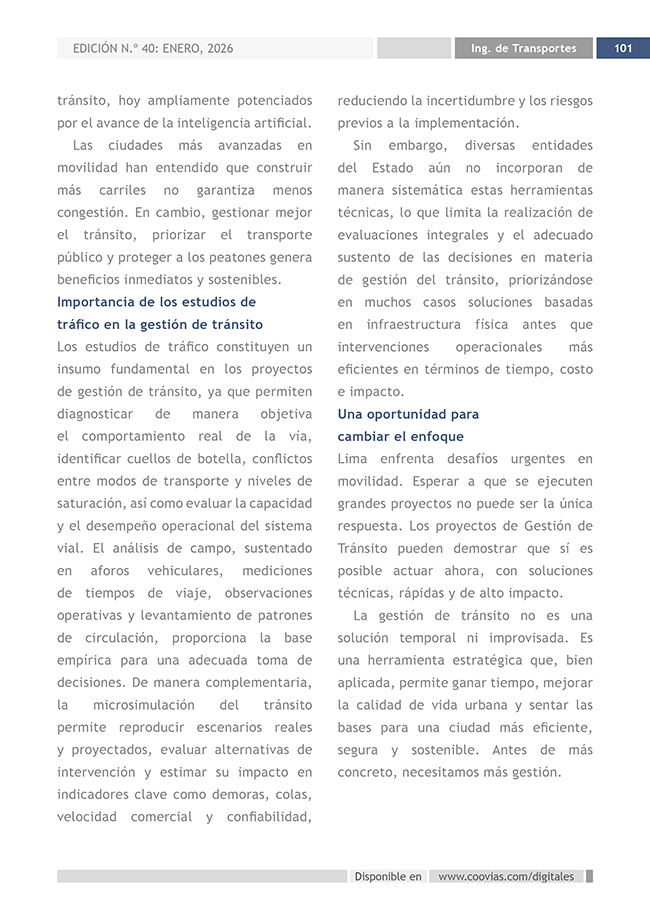 Construyendo Obras & Vías 101