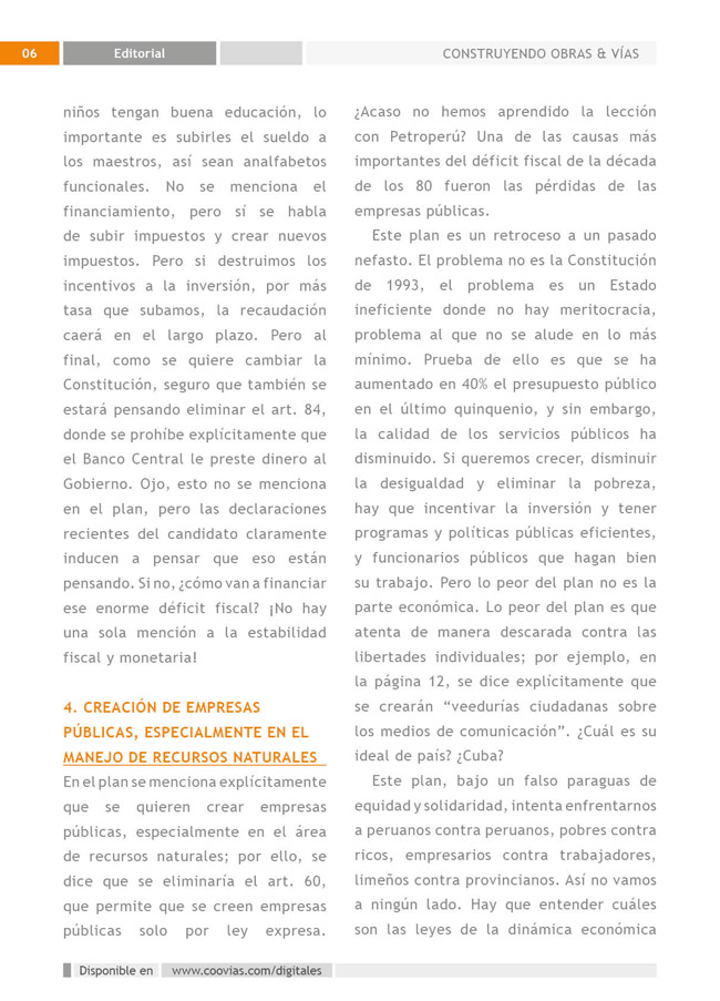 Construyendo Obras & Vías P06