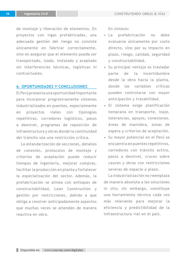 Construyendo Obras & Vías P16