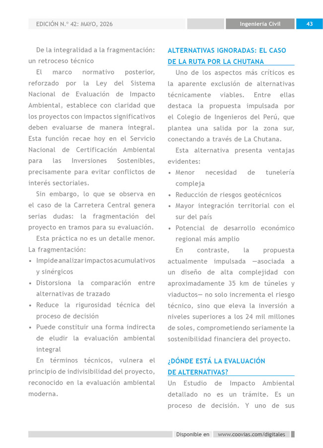 Construyendo Obras & Vías P43