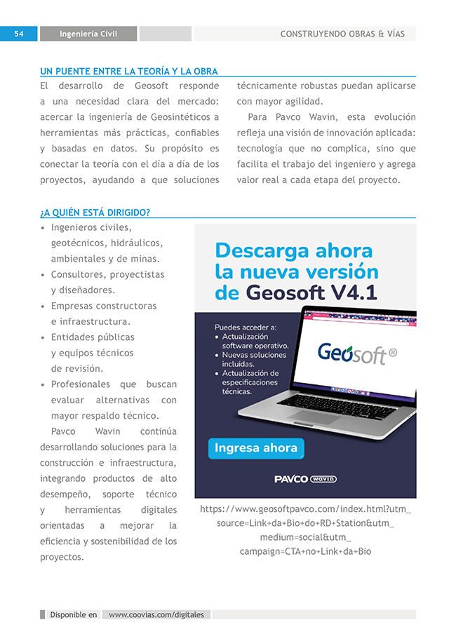 Construyendo Obras & Vías P54