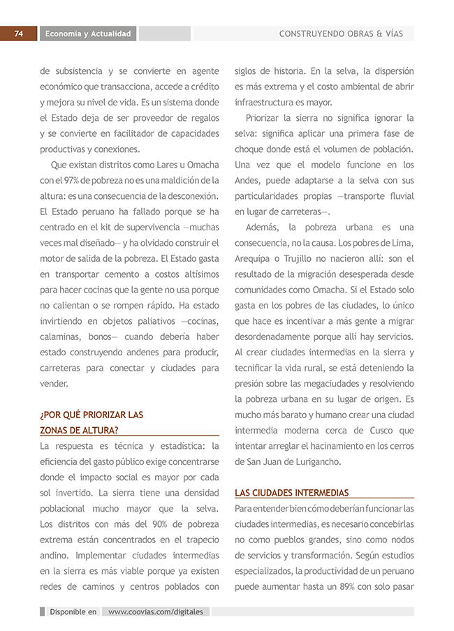 Construyendo Obras & Vías P74