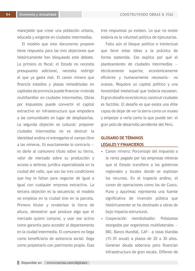 Construyendo Obras & Vías P84