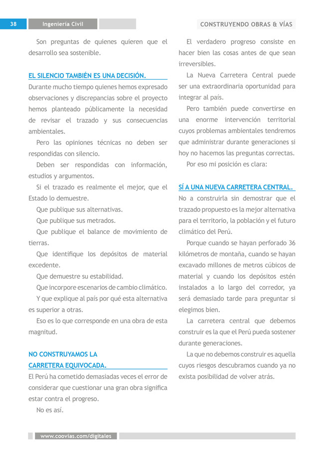 Construyendo Obras & Vías