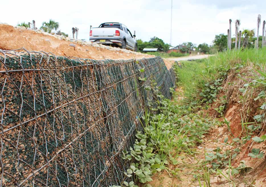 Muro Terramesh Verde para la carretera 2