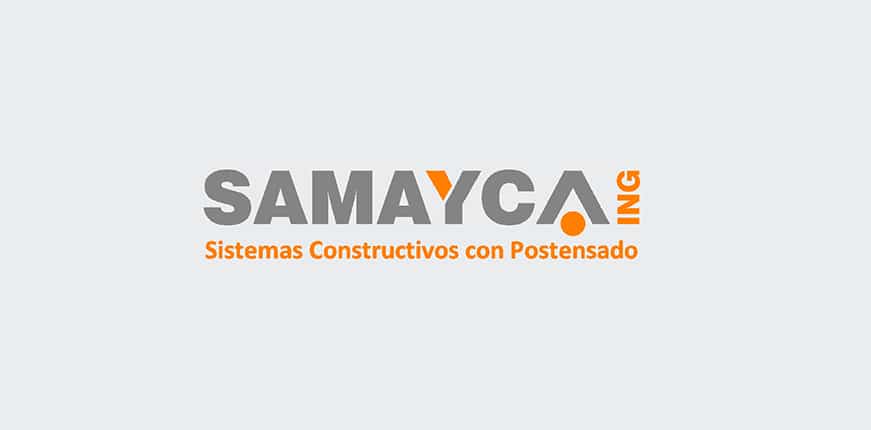 Logo de Samayca Ingenieros, especialistas en postensado